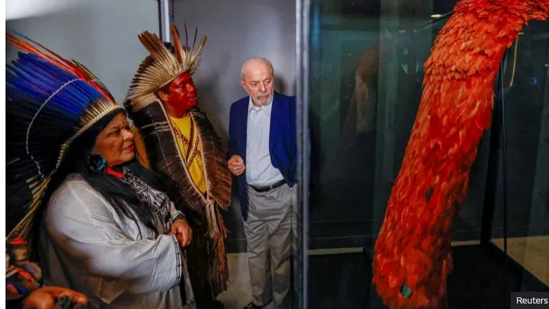 Denmark returns iconic indigenous cloak to Brazil